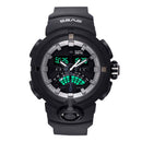 SBAO S-8012-C Dual Display Digital Watch Men Fashion Luminous Display Calendar Stopwatch Sport Watch