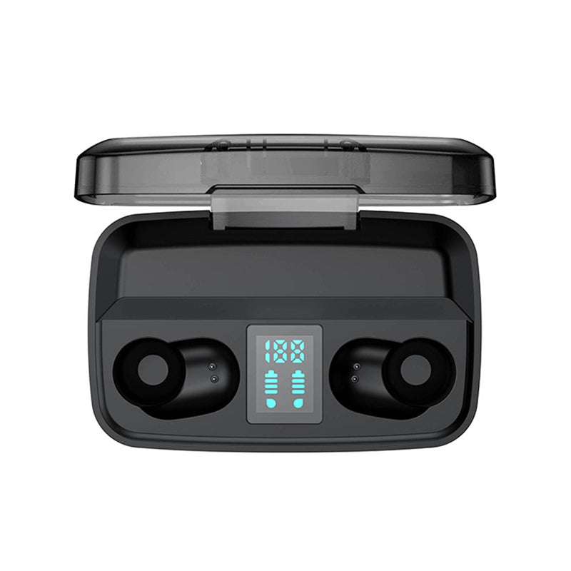 M13C True Wireless bluetooth 5.0 TWS Stereo Earbuds LED Display IPX7 Waterproof CVC8.0 Sports Earphone with Power Bank