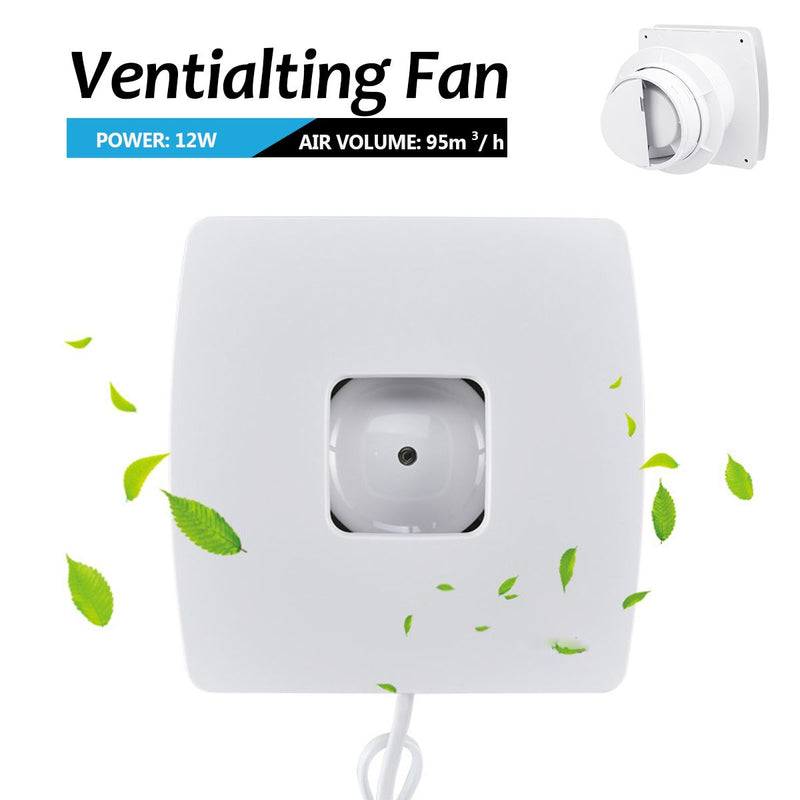 12W Ventilation Fan Cool Quiet Ducted High Speed Air Ventilator Blower Exhaust Fan For Bathroom Kitchen Toilet