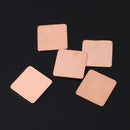 5pcs 20201.2mm Heat Sink Copper Shim Cooling Plate Thermal Pads