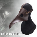 Halloween Plague Doctor Bird Steampunk Mask Long Nose Beak Cosplay Costume Props