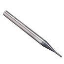 Drillpro 10pcs 1mm 4 Flutes Milling Cutter Tungsten Carbide End Mill Cutter CNC Tool