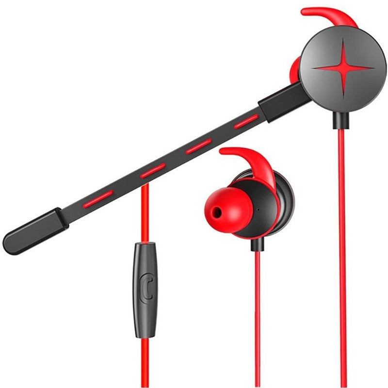 V7 Gaming Earphone Portable 3.5mm Waterproof Stereo Headphone with Pluggable Mic for Phone Laptop