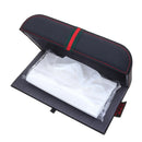 Car Microfiber Leather Handrest Tissue Box Napkin Pumping Paper Portable Office Paper Holder Case