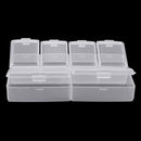 6 Grid Electronic Components Project Storage Assortment Box Bead Organizer Jewelry Box Plastic Storage Case
