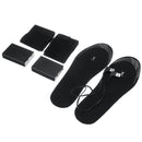 1Pair Electric Heated Shoe Insoles Cold Foot Warmer Feet Battery Warm Pad Heated