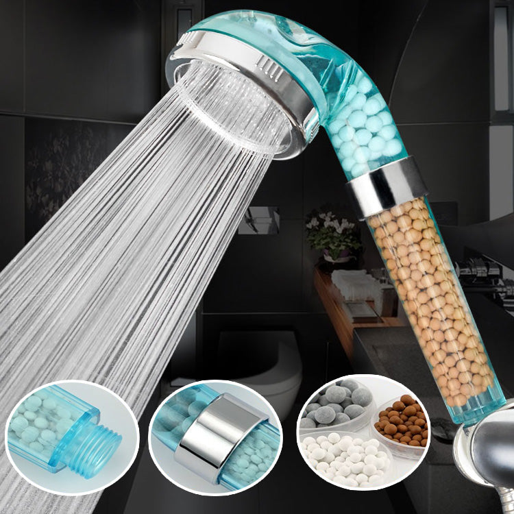 Handheld Negative Ion SPA Pressurize Shower Head Bathroom Healthy Water Saving Spray Nozzle