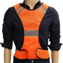 Night Work High Visibility Reflective Vest Security Safety Gear Stripes Jacket