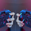 MEMO AK88 Heat Dissipation Six Finger All-in-One PUBG Mobile Game Controller Free Fire Key Button Joystick Gamepad L1 R1 PUBG Trigger for all Mobile Phone