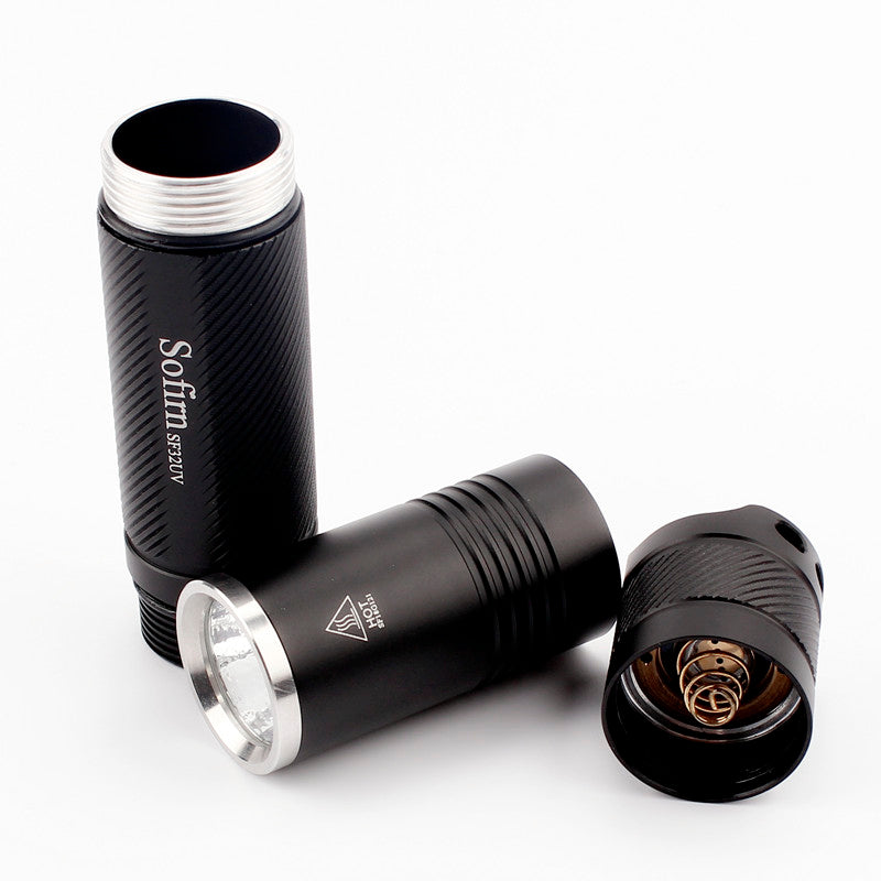 Sofirn SF32UV UV 365nm LED flashlight Nichia 365UV Lamp 18650 Flashlight UV Lantern Waterproof Fluorescent Agent Detection Flashlight