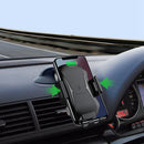 FLOVEME 10W 360 Degree Rotation Automatic Clamping Qi Fast Wireless Car Charger Holder For iPhone X Xs Max Xiaomi MI8 MI9 S10 S9