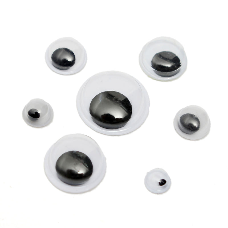 700Pcs 7Sizes Sticker Wobbly Giant Googly 3D Eyes Toy DIY Scrapbooking Children Kids Doll Handicraft