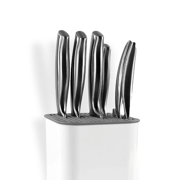 HUOHOU Universal Cutter Holder Countertop Stand Block Organizer Kitchen Storage Container