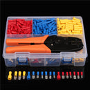 900Pcs Electrical Wire Connectors Terminals with Crimping Plier Assorted Set