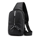 Xmund XD-DY10 5.7L USB Anti Theft Chest Bag Oxford Cloth Shoulder Bag Camping Travel Hiking Crossbody Bag