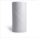 Rotary Triangle Shelf Dustproof Antibacterial Storage Rack Wall Corner for Bathroom Kitchen Bedroom Grey/White