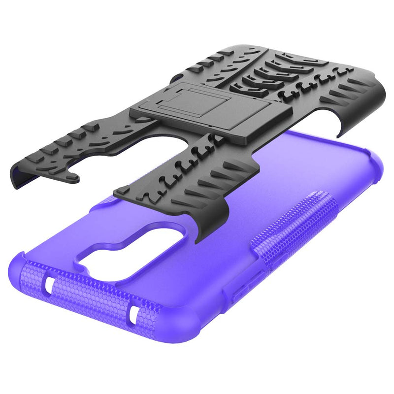 Bakeey 2 in 1 Armor Shockproof Non-slip with Bracket Stand Protective Case for Xiaomi Redmi Note 8 Pro