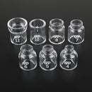 36Pcs TIG Welding Accessories Torch Stubby Gas Slot Glass Cup for WP-17/18/26