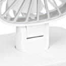 Portable USB Dual Head Mini Air Fan 360 Rotation for Car Home Office Cooling