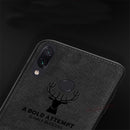 BAKEEY Deer Shockproof Cloth&TPU Protective Case For Xiaomi Redmi 7