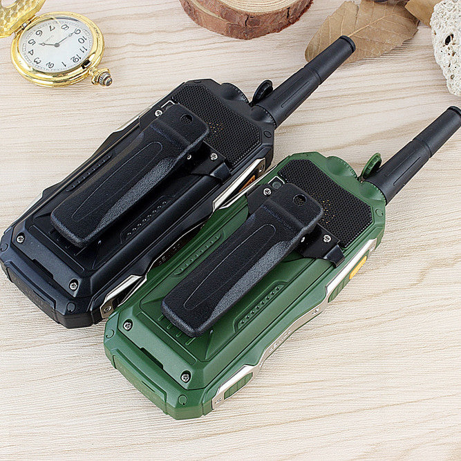 MAFAM M2+ 2.4 Inch 4000mAh UHF Walkie Talkie Hardware Intercom Handheld SOS Facebook Dual SIM Card FM Power Bank Rugged Feature Phone