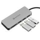 MantisTek H3 7-In-One Type-C to USB 3.0 4K Display PD Charge Hub TF SD Card Reader
