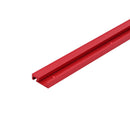 Machifit 600mm Red Aluminum Alloy T-track Woodworking 45x12.8mm T-slot Miter Track