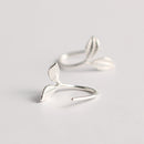 925 Sterling Silver Earrings Stylish Silver Leaf Ear Drop Lovely Earring Gift for Women
