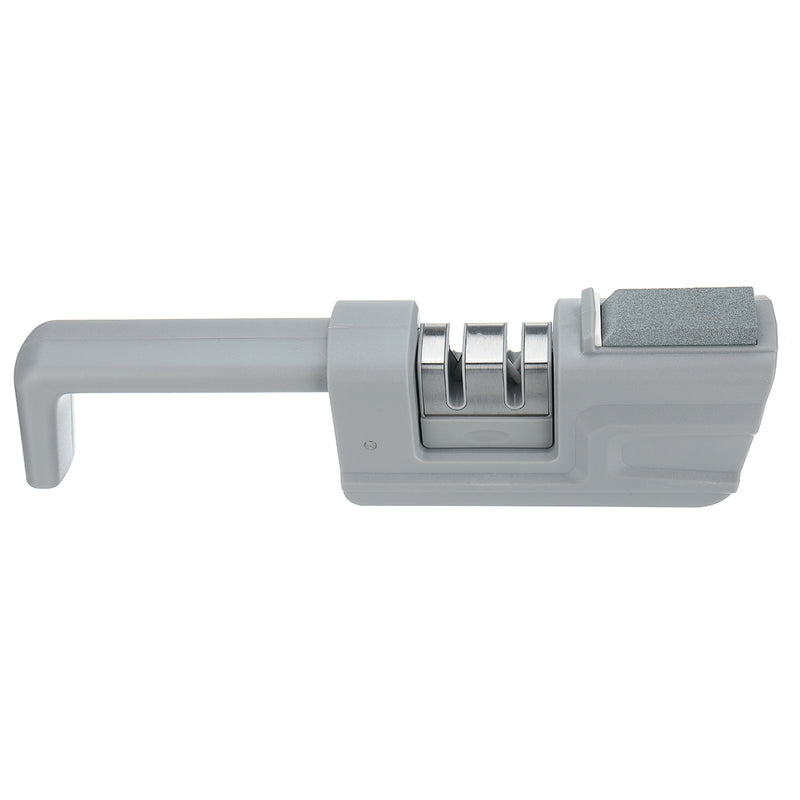 4 in 1 Folding Knife Scissors Sharpener Stone Professional Kitchen Steel Ceramic