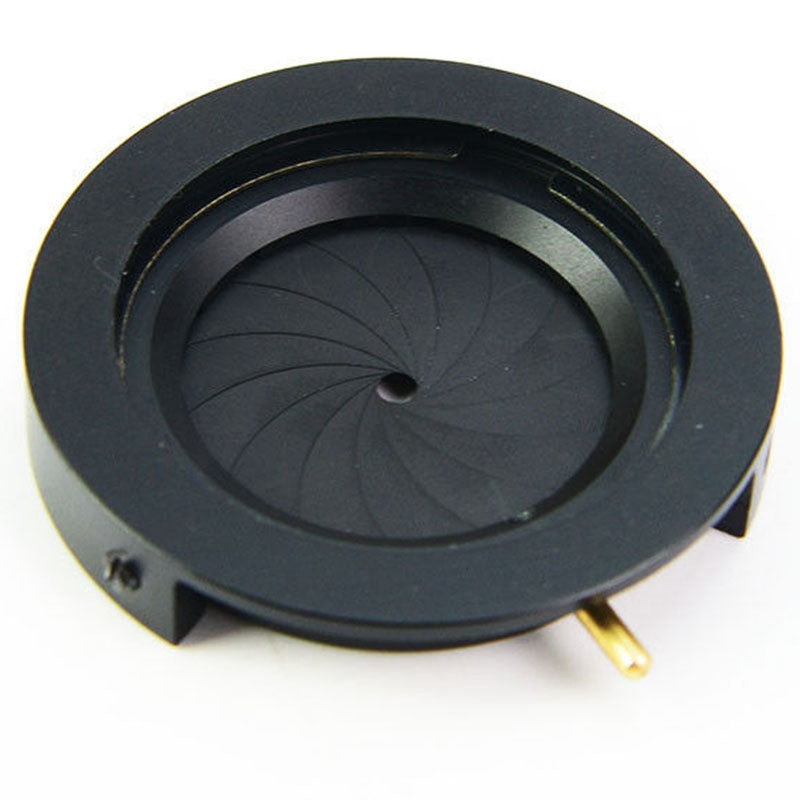 1.5-25MM Manual Zoom Adjustable Aperture Diaphragm for Microscope Camera