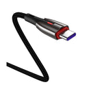 Joyroom Zinc Alloy Nylon Weave 5.5A Type-C Fast Charging Data Cable for Samsung Xiaomi