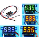 5pcs Blue Light Mini 0.36 Inch DC Current Meter DC0-999mA 4-30V Digital Display With Reverse Connection Protection Ammeter