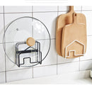 Kitchen Shelf Hanging Chopping Board Cutting Holder Storage Lid Iron Shelves Shelf Rack