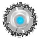 Drillpro 4 Inch 14 Teeth Grinder Chain Disc 16mm Arbor Wood Carving Disc For 100/115 Angle Grinder