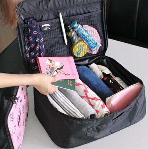 Large Capacity Travel Bag Waterproof Cosmetic Storage Bag Toiletries Organizer Fashion Luggage