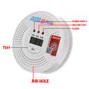 2in1 Smoke Alarm CO Carbon monoxide integrated alarm Detector Warn Sensor LCD