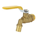 TMOK 1/2" 3/4" 501 Brass Water Faucet Tap Lever Handle Quick Opening with Ball Valve for Hot Water