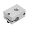 V6 PT100 Heating Block+0.2/0.3/0.4/0.5.0.8mm Brass Nozzle+Nozzle Throat DIY Kit for 1.75mm Filament