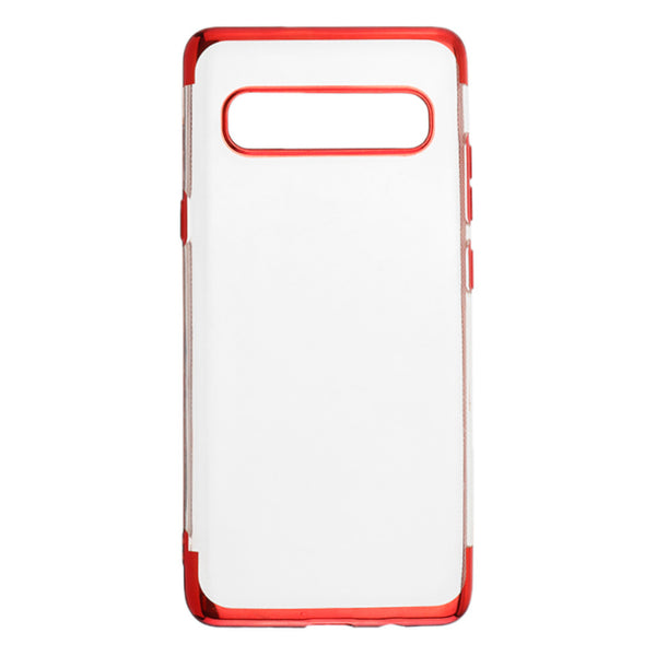 Bakeey Shockproof Plating Bumper Soft TPU Transparent Protective Case for Samsung Galaxy S10 5G