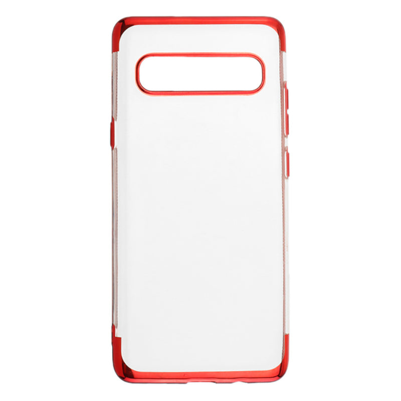 Bakeey Shockproof Plating Bumper Soft TPU Transparent Protective Case for Samsung Galaxy S10 5G
