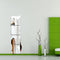 Honana DX-Y1 6Pcs Cute Silver DIY Waves Mirror Wall Stickers Home Wall Bedroom Office Decor