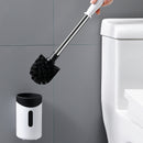 Bathroom Pendants Long Handle Cleaning Brushes Wall Hanging Toilet Brush Holder Set