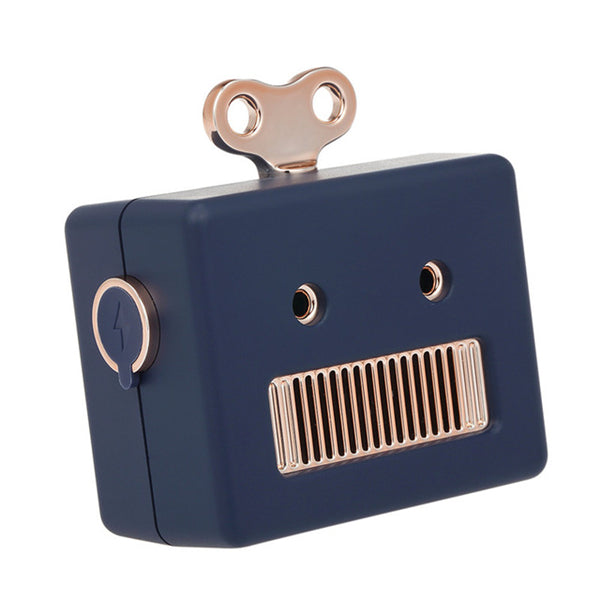 Mini Cartoon Robot Stereo Bass bluetooth Speaker With Mic Portable Hands-free Call