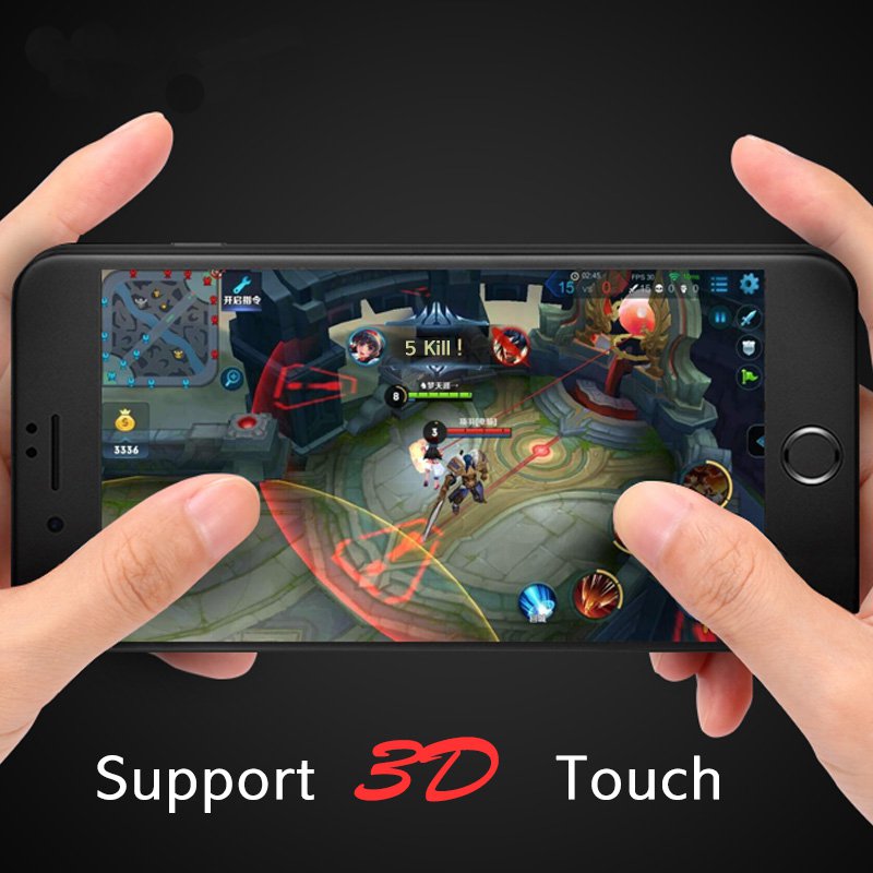 Bakeey 3D Soft Edge Carbon Fiber Tempered Glass Screen Protector For iPhone 7