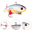 ZANLURE 5pcs/set 35g 5.5cm Winter Ice Fishing Lure 3D Eyes Carp Fly Hard Bait Lure