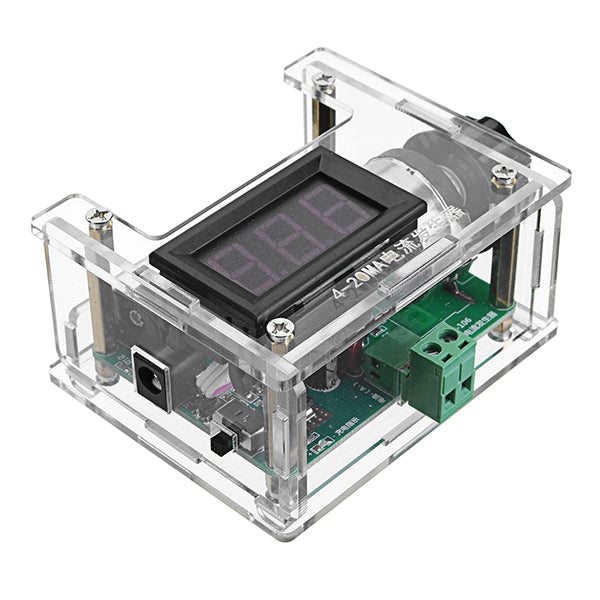 DC 5-28V 4-20mA LED Digital Current Signal Generator Rechargeable Analog Generator Module With Shell