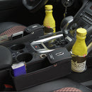 Leather Car Seat Crevice Storage Bag Box Money Pot Beverage Holder Car Seat Pocket Organizer
