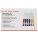Excellway EC09 480Pcs Insulated Electrical Wire Connector Terminal Crimp Connectors Kit Box