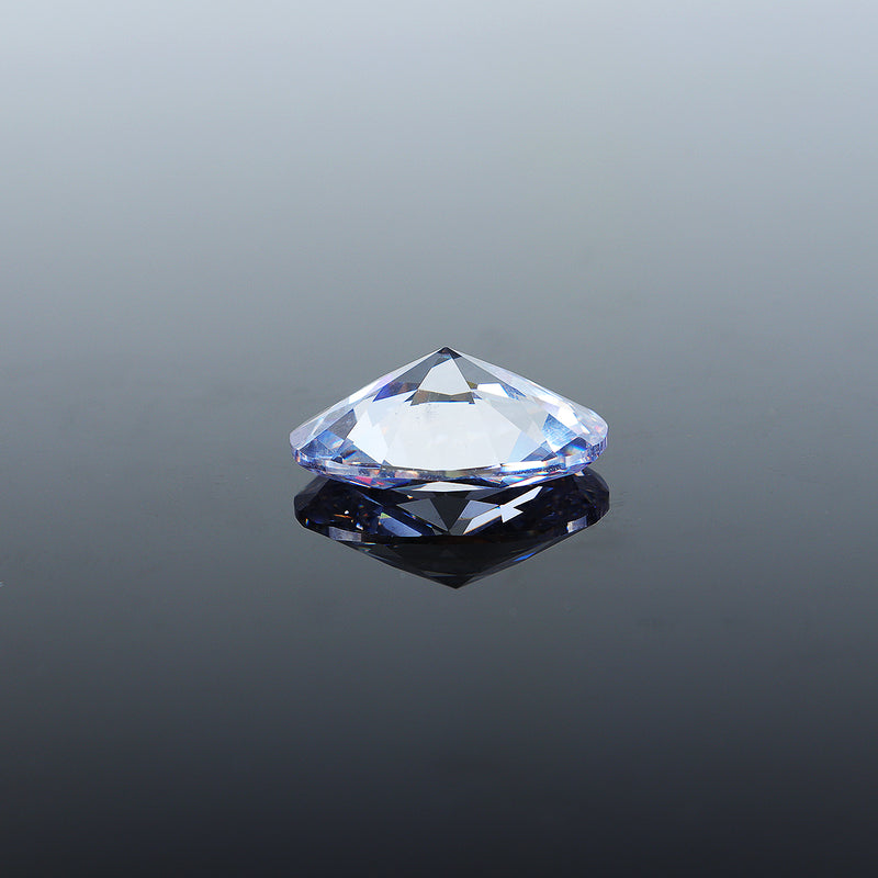 18*25mm White Zircon Sapphire Diamond Oval Cut Loose Gemstones AAA Craft Decorations