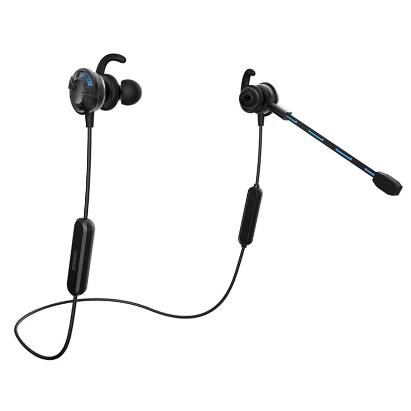 SOMiC G618pro bluetooth 4.1 Wireless + USB Wired In-ear Earphone Gaming Earphone with Microphone